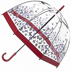 Fulton dámský průhledný deštník Birdcage 2 BUTTERFLY DREAM L042