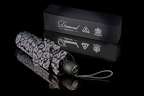 Fulton dámský skládací deštník MARQUISE DIAMOND LEOPARD PRINT L852