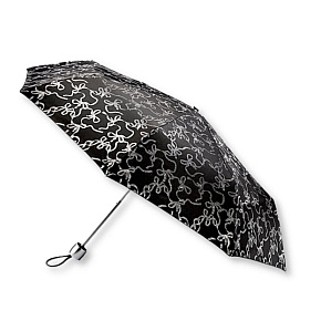 Fulton dámský skládací deštník Minilite 2 GLITTER BOW L354