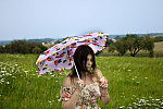 Fulton dámský skládací deštník Tiny 2 TAPESTRY FLORAL L501