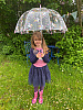 Fulton dětský průhledný deštník Funbrella 4 BELLA THE UNICORN C605