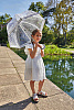 Fulton dětský průhledný holový deštník Funbrella 2 SILVER C603