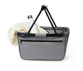 Halfar nákupní košík Shopper BLACK BASKET šedý