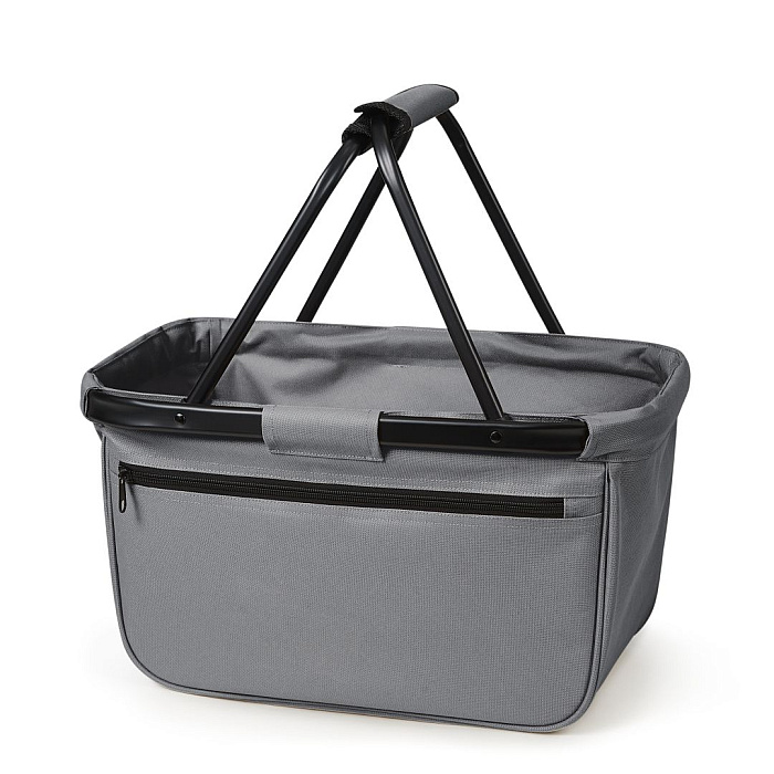 Halfar nákupní košík Shopper BLACK BASKET šedý