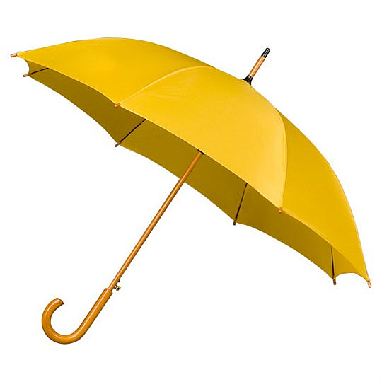 Dámský holový deštník AUTOMATIC tm. žlutý