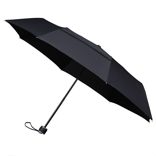 Skládací deštník Fashion ECO, černý