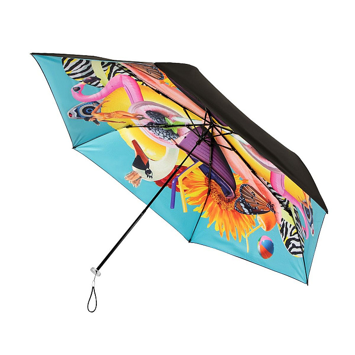 Skládací deštník / slunečník SUMMER s ochranou UPF50+ modrý