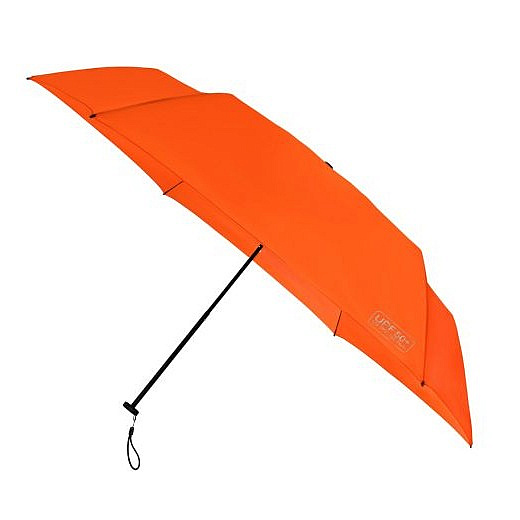 Skládací lehký deštník SUMMER s UPF ochranou 50+ oranžový