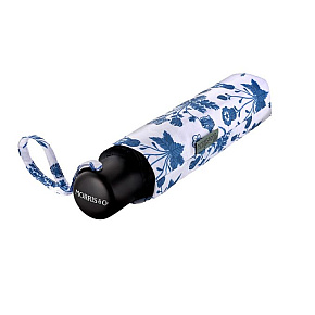 W. Morris dámský skládací deštník Minilite 2 DAISY BLUE IVORY UV L907