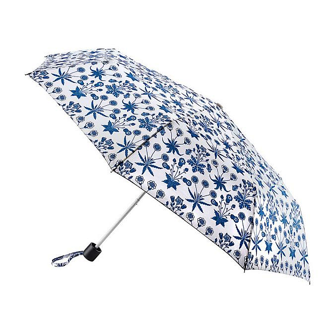 W. Morris dámský skládací deštník Minilite 2 DAISY BLUE IVORY UV L907
