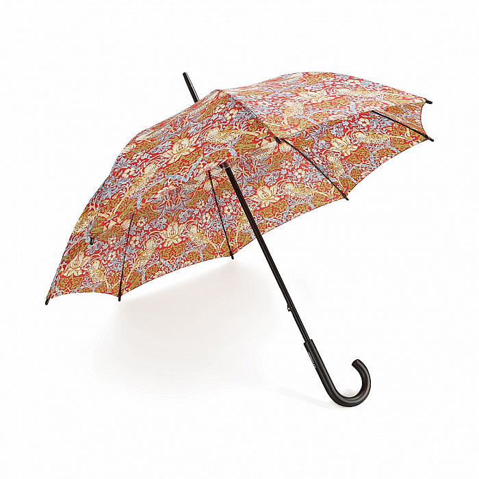 Will. Morris holový deštník Kensington 2 STRAWB. THIEF CRIMSON UV L931