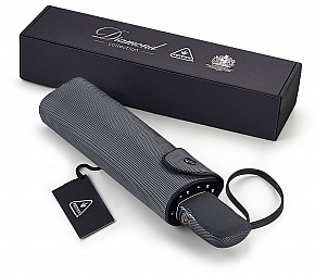 Fulton The ASSCHER pánský skládací deštník MONO HOUNDSTOOTH UV50 G853