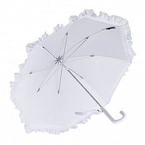 Blooming Brollies dtsk holov detnk Galleria White Frilly BL