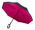 LIBERTY obrácený deštník holový RŮŽOVÝ