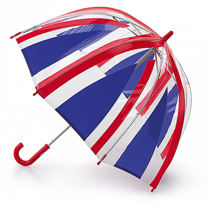 Fulton dětský průhledný deštník Funbrella 4 UNION JACK C605