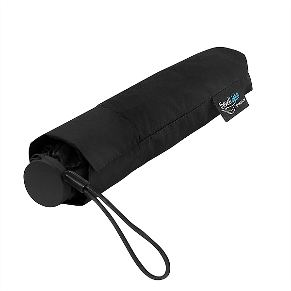 Cestovní skládací ultralehký deštník TRAVELER MINI černý