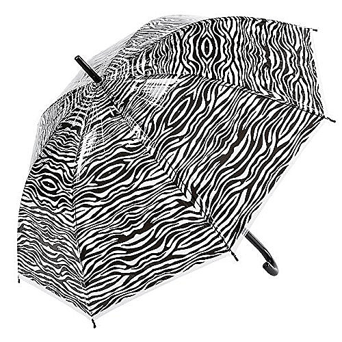 Dámský holový deštník HAPPY zebra