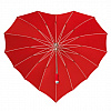 Dámský holový deštník srdce HEART červený