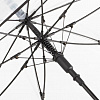 Dámský průhledný holový deštník COMTESSA černý 7112