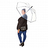 Dámský průhledný holový deštník COMTESSA MAXI černý 2333