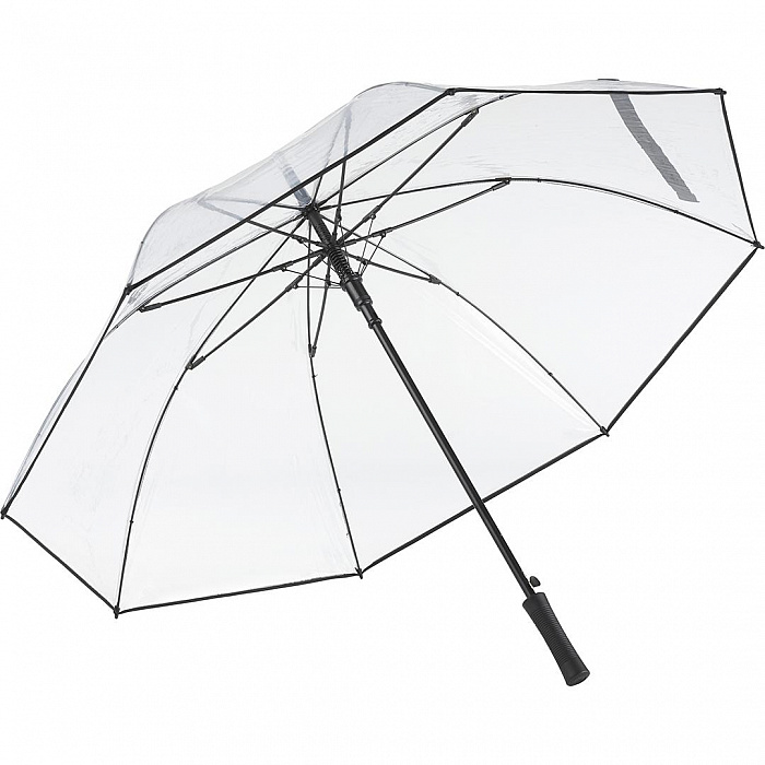 Dámský průhledný holový deštník COMTESSA MAXI černý 2333