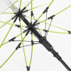 Dámský průhledný holový deštník COMTESSA limetkový 7112