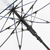 Dámský průhledný holový deštník COMTESSA tmavě modrý 7112