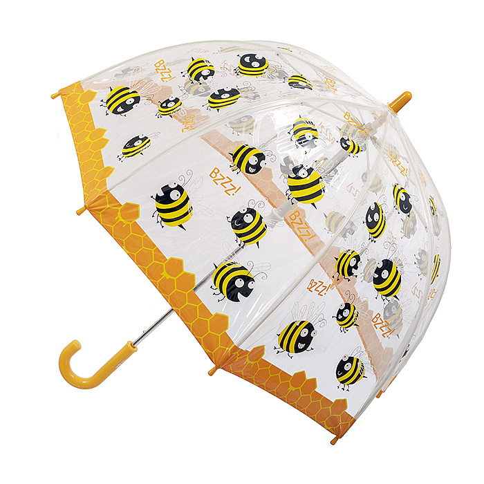Dětský průhledný deštník Bugzz Kids VČELKA