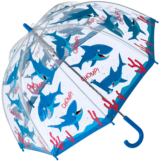Dětský průhledný deštník Bugzz Kids ŽRALOK