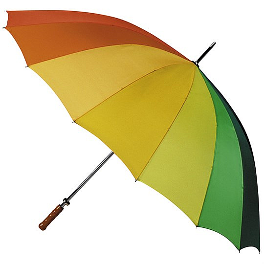 Duhový golfový deštník DUHA Colour Rainbow II. jakost