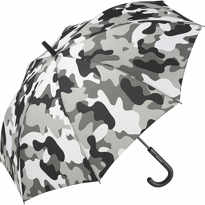 Fare CAMOUFLAGE pánský holový deštník šedý 1118