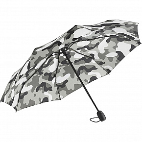 FARE skládací deštník open&close ALVIN CAMOUFLAGE šedý 5468