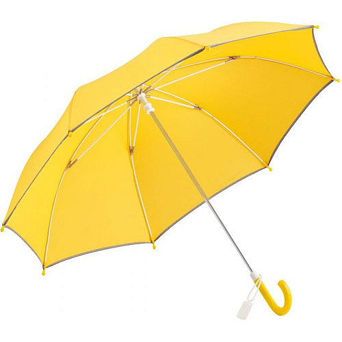 FARE dětský holový deštník s reflexním lemem Kids Yellow 6902