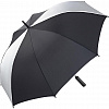 FARE SHINE golfový deštník s reflexními panely ČERNÝ