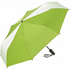 FARE SHINE MINI skládací deštník s reflexními panely LIMETKOVÝ