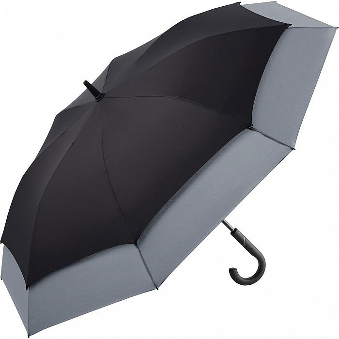 FARE STRETCH golfový deštník, černo-šedý 7709