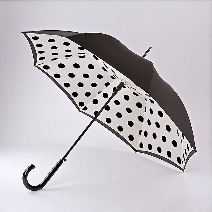 Fulton dámský holový deštník Bloomsbury 2 POLKA DOT L754