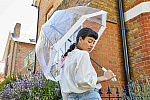 Fulton dámský průhledný deštník Birdcage 1 WHITE L041
