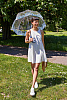 Fulton dámský průhledný holový deštník Birdcage 2  LONDON ICONS L042 