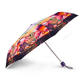 Fulton dámský skládací deštník Minilite 2 FLAMINGO SUNSET L354