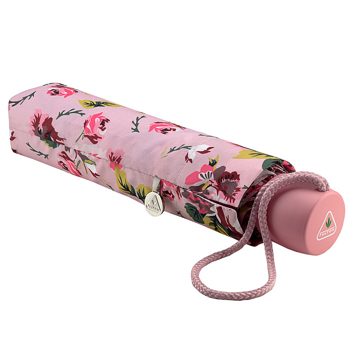 Fulton dámský skládací deštník Minilite 2 PINK FLORAL L354