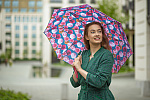 Fulton dámský skládací deštník Minilite 2 ROSE CHAIN L354