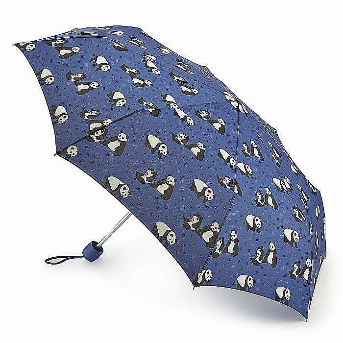 Fulton dámský skládací deštník Minilite 2 PIN SPOT PANDA L354