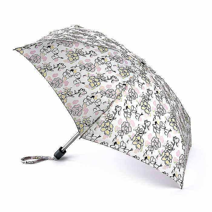 Fulton dámský skládací deštník Tiny 2 DRAWN FLORAL L501