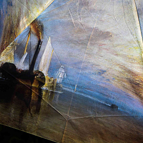 The National Gallery skládací deštník Tiny 2 FIGHTING TEMERAIRE L794