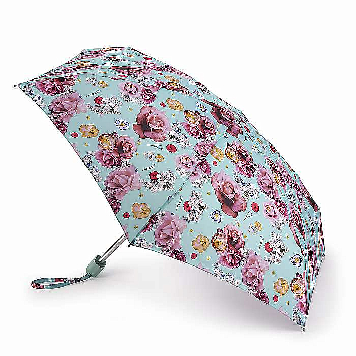 Fulton dámský skládací deštník Tiny 2 PAPER ROSES L501