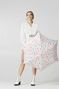 Fulton dámský skládací UV deštník Parasoleil COLOURED POLKA DOT L752