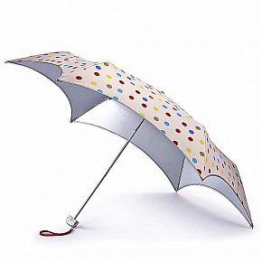 Fulton dámský skládací UV deštník Parasoleil COLOURED POLKA DOT L752