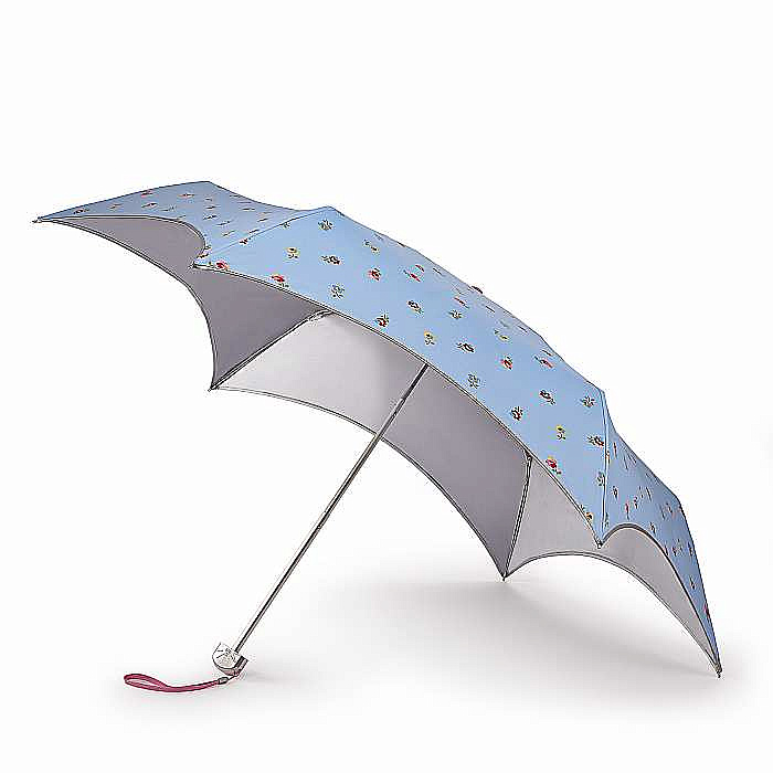 Fulton dámský skládací UV deštník Parasoleil SPACED DITSY L752
