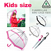 Fulton dětský průhledný holový deštník Funbrella 2 BLACK C603